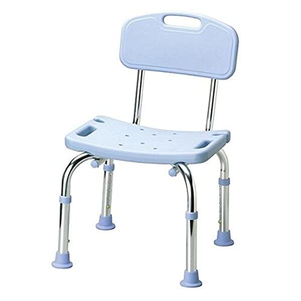 Shower Bench Mini (with back) , bule