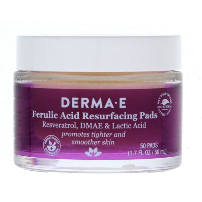 Derma-E Ferulic Acid Resurfacing Pads, 50 Pads