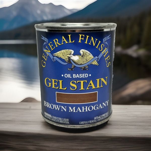 General Finishes Brown Mahogany Gel Stain Pint