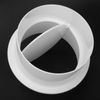 4 Inch Backdraft Damper ABS Plastic Inline Extractor Fan Vent Back Draught Shutter, Suitable for 4in Pipelines, Designed for Anti Back Draught