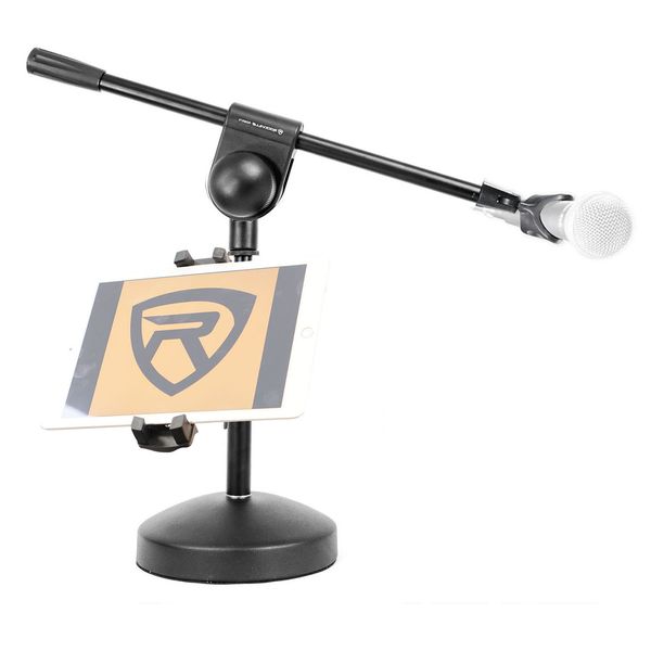 Rockville Podcasting Podcast Microphone Mic Stand+Boom+Tablet/iPad/iPhone Mount