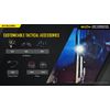 Bundle: Nitecore MH25 V2 Rechargeable Flashlight w/ Tip 360 Lumen Keychain Light