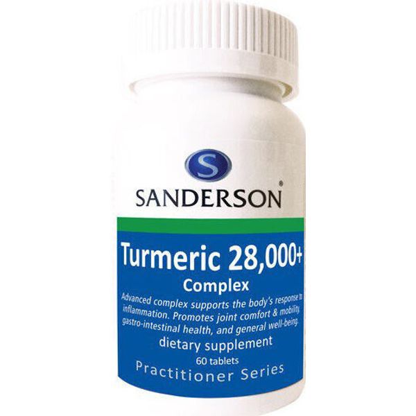 Sanderson Turmeric 28000+ Complex Tablets 60