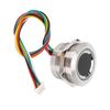 Circular Fingerprint Module, Fingerprint Scanner with 2 Color Indicator Light, Capacitive Fingerprint Identification Module for Safety Box Access