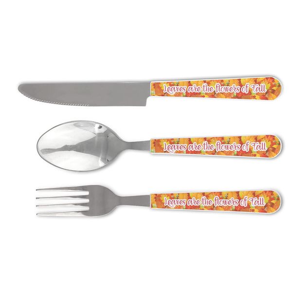 Personalized Fall Leaves Cutlery Set