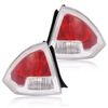 2PC Tail Light Set Brake Lamp For Ford Fusion 2006-2009 Chrome Left Right Side