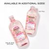 Garnier SkinActive Micellar Water with Rose Water and Glycerin, Facial Cleanser & Makeup Remover, All-in-1 Hydrating, 13.5 Fl Oz (400mL), 1 Count (Packaging May Vary)