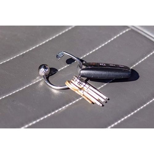 Golf Club Keychain (Silver)