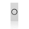 Byron DBW-22013 Universal Doorbell Button - Backlit - Bi-Wire Installation - White