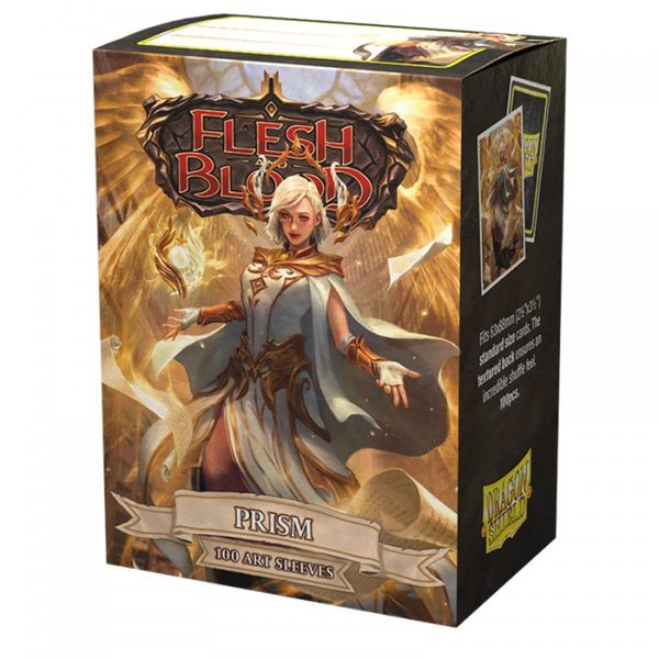 Arcane Tinmen Dragon Shield Sleeves – Flesh and Blood: Prism 100 CT - MTG Card Sleeves are Smooth & Tough - Compatible with Pokemon & Magic The Gathering Card Sleeves, Clear (AT-16043)