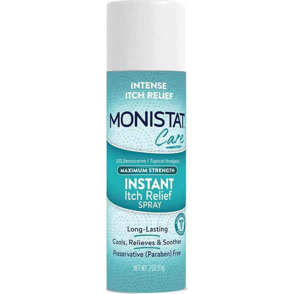 Monistat Instant Itch Relief Spray For Women, Maximum Strength Feminine Itch 2