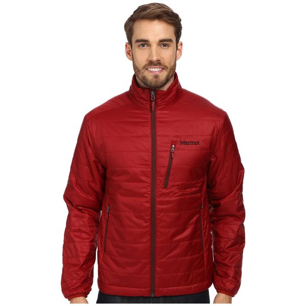 Marmot Men's Calen Insulated Puffer Jacket, Dark Crimson , Small