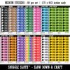 Customer Copy Invoice Receipt Sticker Pack - Matte Finish - Medium 1.75" Size - Light Green