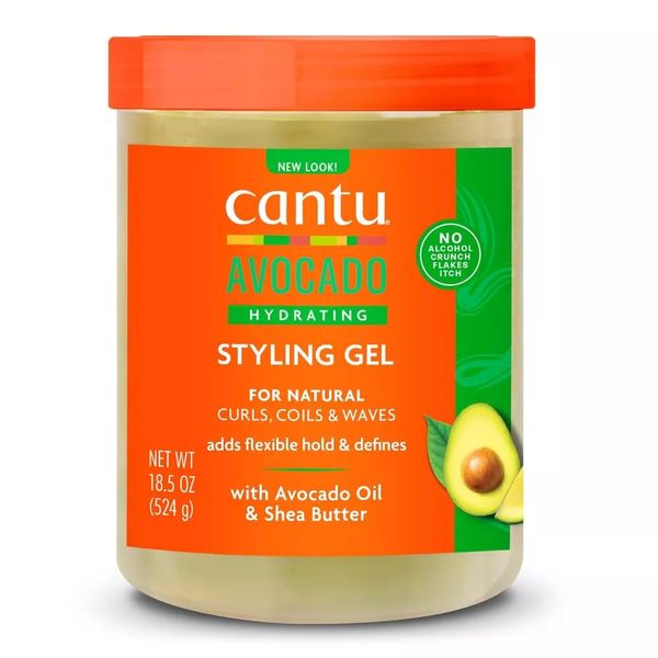 Cantu Avocado Hydrating Gel Flexibler Halt mit Avocadoöl und Sheabutter 18,5 oz / 524 g