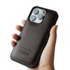 WINGLIDE Smartphone Case iPhone 13 Pro Case, Tochigi Leather, Genuine Leather (Black)