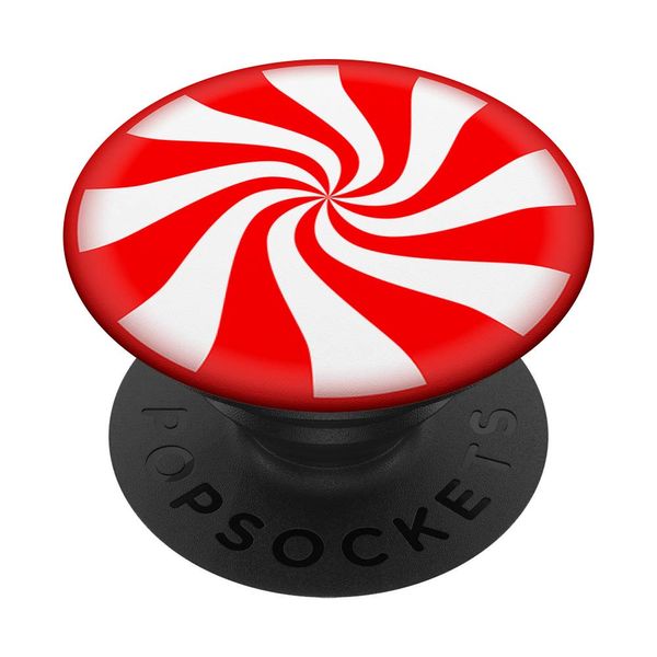 Candy Cane pattern Stocking Stuffer Gift for Christmas PopSockets Swappable PopGrip