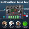 Podcast Microphone Recording Sound Card Studio Singing Equipment Bundle Set NEW