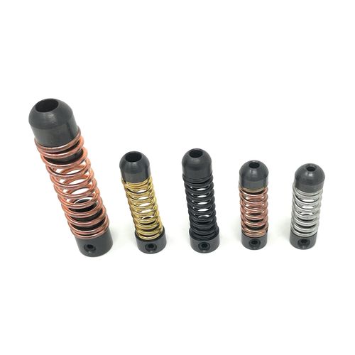 Metal Magery Drill Depth Stop Set Coiled Spring Cushions No Mar 5 Piece Set Includes #40, 30, 21, 10 & 1/4"
