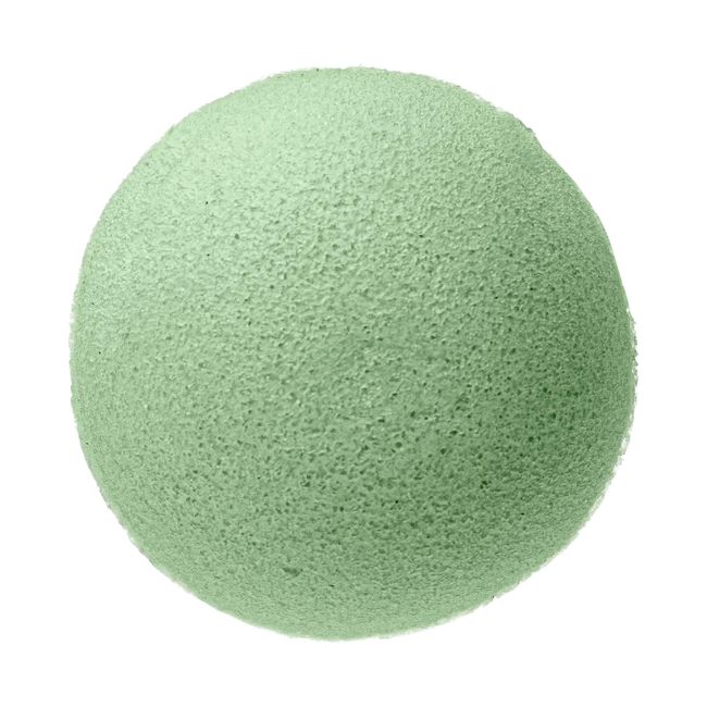FReed Blue Pre-Moistened Konjac Sponge, Organic, Chemical Free, Large Cleansing and Exfoliation (Green/Green Tea)