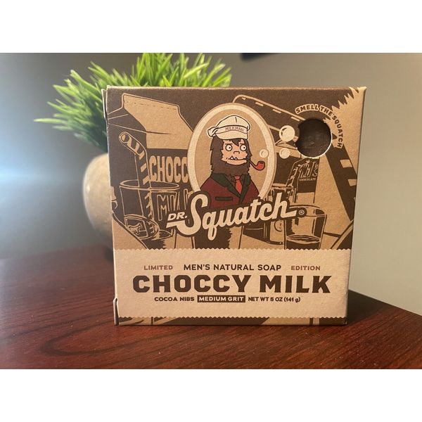Dr. Squatch Limited Edition Soap - Choccy Milk Bricc, 5 oz