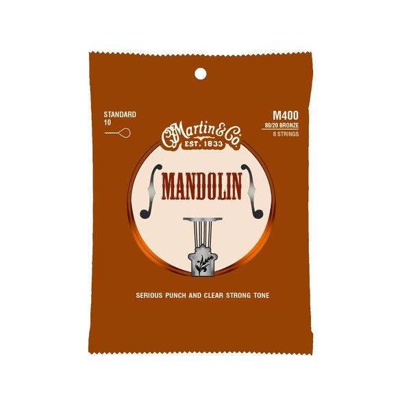 Martin M400 Mandolin 80/20 - Bronze Wound (Standard.010 - .034)