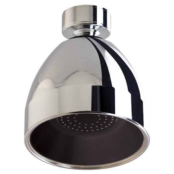 Siroflex Chromed Black Shower Head (New Siroflex Product)