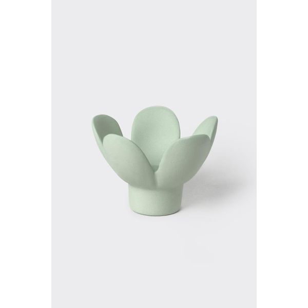 Räder Kerzenhalter Blume grün