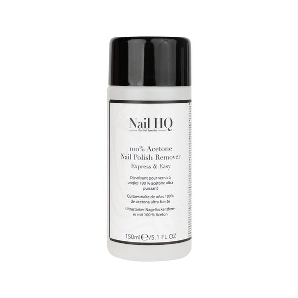 Nail HQ 100% Acetone Nail Polish Remover - 150ml