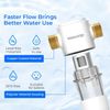 Waterdrop Spin Down Sediment Filter,Flushable Pre-Filter System,50 Micron