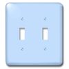 3dRose lsp_30668_2 Baby Powder Blue Double Toggle Switch