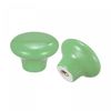 sourcing map 38x28mm Ceramic Drawer Knobs, 10pcs Mushroom Shape Door Pull Handles Green