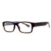Calabria Soho 1019 Rectangular Reading Glasses +3.25 Matte Tortoise Havana Brown Men