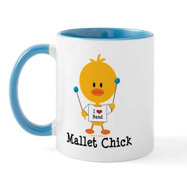 CafePress Mallet Chick Mug 11 oz (325 ml) Ceramic Coffee Mug
