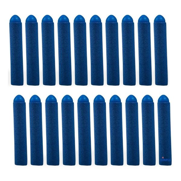 Dimple Foam Toy Dart Set, Blue (20-Piece)