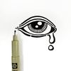 SAKURA Pigma Micron Assorted Pens, Pack of 6, Black