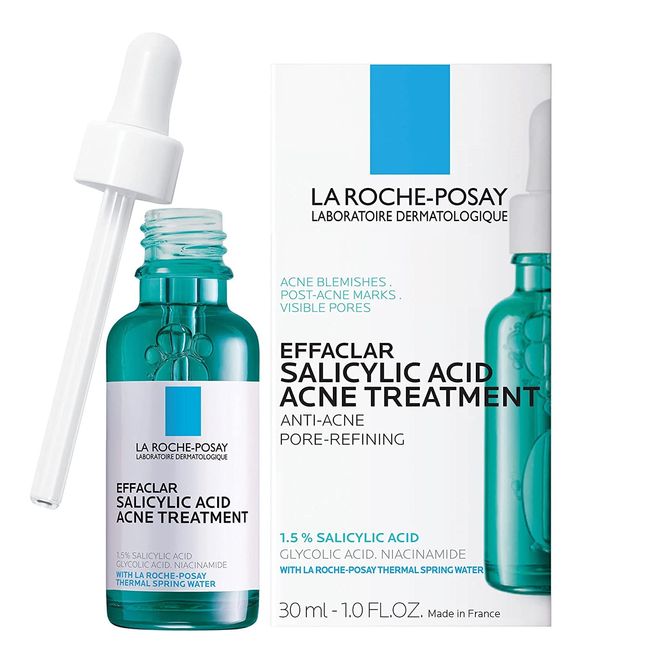 La Roche Posay Effaclar Salicylic Acid Acne Treatment to Minimize Pores, Clear Acne Blemishes and Post Acne Marks