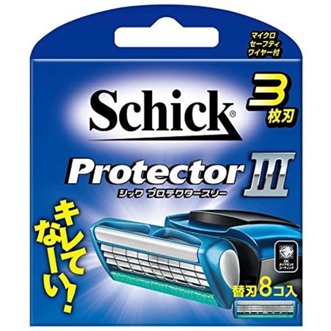 SCHICK Protector Three 3-blade spare blade (8 pieces)