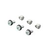 M6 Captive Front Installation Nuts, Square Hole Expanding Design, 50 Pack