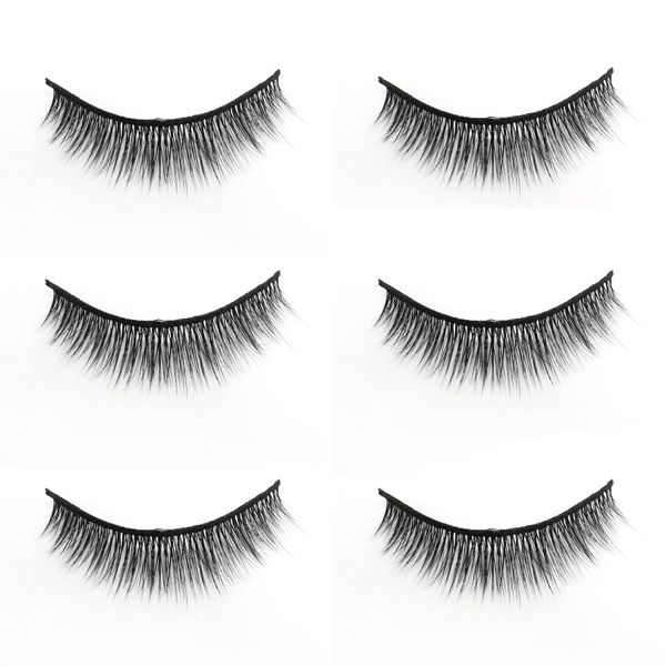 False Eyelashes Mink 5D 5 Layers False Eyelashes Set of 3