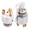 Keenso Ignition Switch, Switch Ignition Control 12V Universal Engine Start Switch Ignition Control Switch Car Auto 4 Position ON Off Start Ignition Switch Controls with Keys Marine Ignition