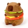 Wanwu World Hamburger Capybara Stuffed Animals (11in)