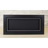 Black 3D 1" Cube Range Deep Box Shadow Frame Memory Box Display Case Medals -20x8 inch-Black