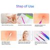 Blackhead Remover Tool,JOLIFILE 3 Pcs Pimple Popping Kit,Removing Spot Extractor Tools for Nose Facial Popper Whitehead-Colorful…