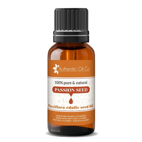 Passion Flower Seed Oil, Pure, Natural, Cold Pressed, 10ml