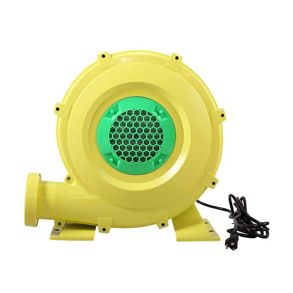 JAXPETY 950 Watt Yellow Air Blower, Lightweight Pump Fan Commercial Air Inflatable Bouncer Blower, Perfect for Inflatable Bounce House, Jumper, Bouncy Castle (950W)