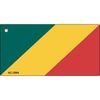 Congo Flag Novelty Aluminum Key Chain KC-3994