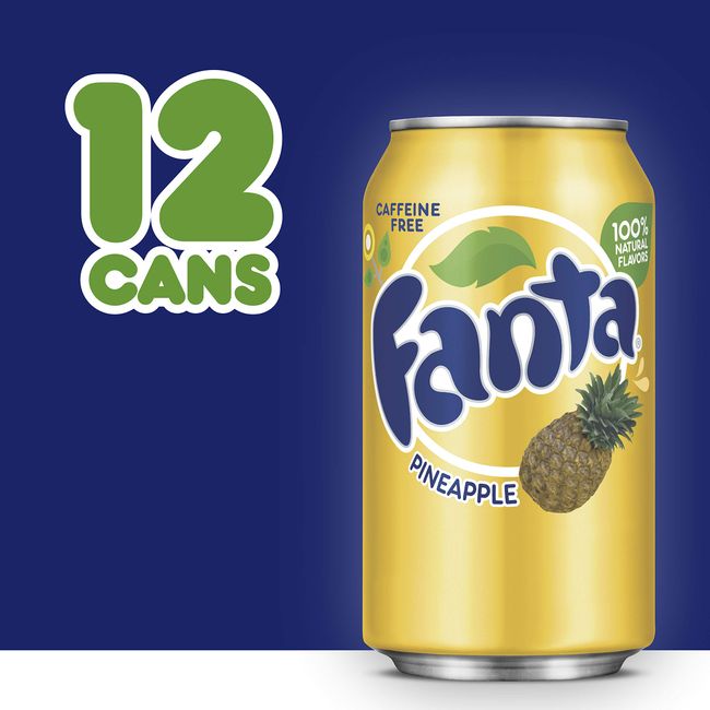 Fanta Pineapple, 12 Oz. Cans, 24 Pack
