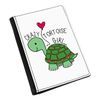 Crazy Tortoise Girl Passport Holder Cover