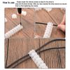6 Pack Clear Electrical Terminal Blocks,Wire Connectors for Secure and Reliable Electric Wire Connections