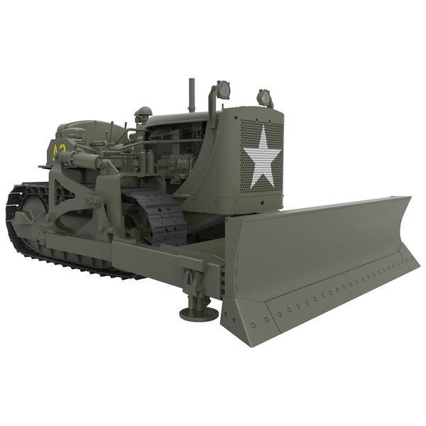 MiniArt 1:35 Scale US Army Bulldozer Plastic Model Kit,Multicolored,Medium
